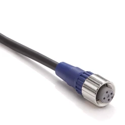 Kabel s kon. M12/4p, F 0°, A-kod, 5m PVC, volný konec, IP67