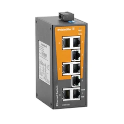 Network switch, 8x RJ45, IP30, -40..+75 °C, Fast Ethernet, ID 1286560000