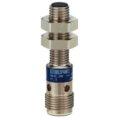 Ind. snímač M8, PNP/NO, Sn=2.5mm, kon.M12/4p, vestav., mosaz, 12-24VDC, L=45mm, 2.5 kHz, IP67