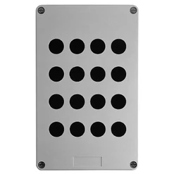 Skříňka polyester 16 děr 151x241