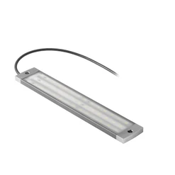 LED svítidlo 24VDC 7,5W, 240x40x8 mm, IP67, konektor M12-A, UL certifikace