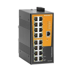 Síťový spínač, řízený, Fast Ethernet, 16x RJ45, IP30, -40..+75 °C; 2682310000