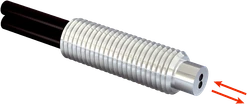 Kabel s opt. vlákny, axiální, difúzní, M6, nerez, délka 2m; 5313019