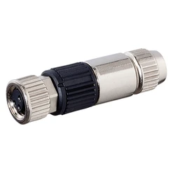 MOSA konektor M8 F přímý, 3pin, 0,14…0,34mm2, samořezné kontakty, slim-line
