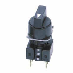 Kompletní otočný přepínač, dvě polohy, DPDT, 5 A (125 VAC)/ 3 A (230 VAC)