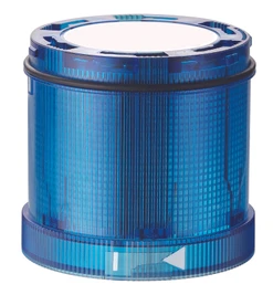 LED pevný/blikající díl, 24 V AC/DC, modrý, TwinLIGHT, ClassicLOOK, KombiSIGN 72