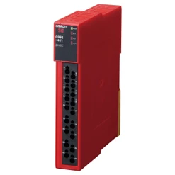 Bezp. relé modul, 24 VDC, 4x výstup, 5A max, pomocný výstup