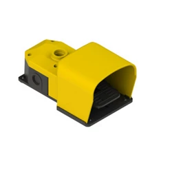 Nožní spínač NO+NC, mžik., krytý, žlutý, IP53, otvor M25 pro VFKIT31