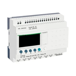 Zelio Logic Modular 230VAC 16I/10RO,displej, hodiny reálný čas