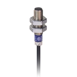 Ind. snímač M8, PNP/NO, Sn=2.5mm, kab. 5m PvR, vestav., mosaz., 10-36VDC, L=33mm, 2.5kHz, IP67