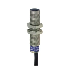 Ind. snímač M12, PNP/NO, Sn=4mm, kabel 2m PvR, vestav., mosaz, 12-48V DC, L=53mm, 2.5kHz, IP69K