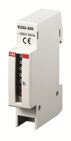 Počítadlo provozních hodin, el.mechabnické, 230 V/ 50 Hz, DIN; 2CDE100000R1601