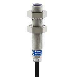 Ind. snímač M8, PNP/NO, Sn=2.5mm, kab. 2m PVC, vestav., nerez. ocel, 24VDC, IP67, L=51mm, 2.5 kHz