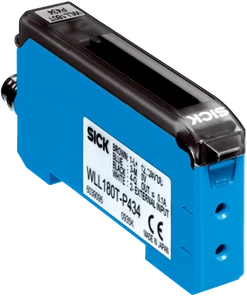 Zesil. pro opt. vlákna, PNP, NO/NC, red LED, kon. M8/4p, 12-24VDC, IP50, čas. fce; 6039095