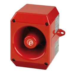 Ex siréna max. 116dB,64 tónů,10-30VDC, rudý kryt, Zóna 2 a 22