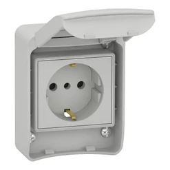 Zásuvka vestavná 16A 1fáz., 250V IP55 SCHUKO