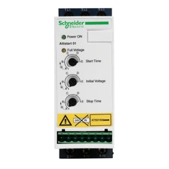 Softstartér s řízením ve 2 fázích, 9 A, 1.5/4 kW, 230/400V, by-pass