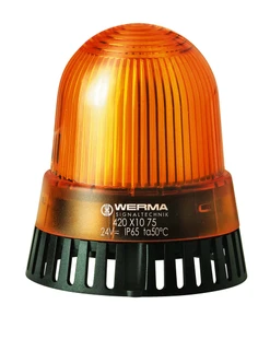 LED-Více tón. siréna,24VUC,žlutá