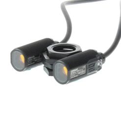 Jednocest. opt. závora M18, Sn=20m, PNP, NO/NC, plast. tělo, přímý, red LED, kabel 5m, pár