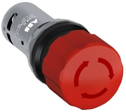 Bezpečnostní STOP tlačítko, 30 mm, 2NC, červená, uvolnění otočením, 1SFA619500R1051