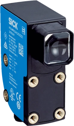 Kontrast. snímač, Sn=40+/-3 mm, PNP, T-in, 50 kHz, Led RGB, SB - 3.9x0.9 mm, 24VDC, M12/5p; 1078147