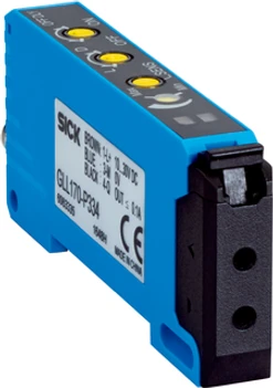 Snímač pro opt. vlákna, PNP, NO/NC, Sn=160/700mm, red LED, 10-30VDC, pot., kon. M8/4p; 6063335