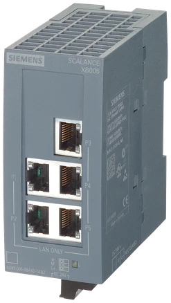 ETHERNET SWITCH modul SIEMENS Scalance XB005, 5x RJ45, IP20, 24 VDC