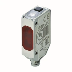 Opt. snímač s BGS, PNP, NO/NC, Sn=40-200mm, red LED, nerez., IO-Link, 10-30VDC, kon. M8/4p