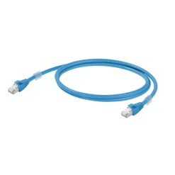 Propojovací kabel, RJ45 IP 20, RJ45 IP20, CAT6A, LSZH, 15 m, modrý; 1165900150