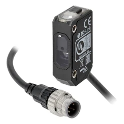 Opt. snímač TOF, PNP, NO/NC, Sn=1500mm, IO-Link, IR Laser, kab.0.3m+M12/4p, plast. tělo