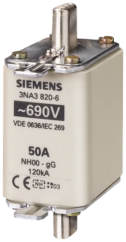 Nožová pojistka NH00, 80 A, gG