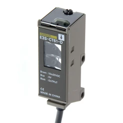 Opt. snímač, přijímač, Sn=30m, PNP/NPN, NO/NC, 3-žilový, 10-30VDC, vertikální, kabel 5 m