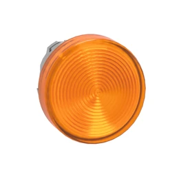 Hlavice signalizační žlutá, rýhovaná čočka, Pouze LED