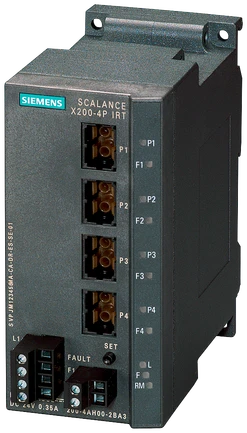SCALANCE X200-4PIRT, konf. průmyslový IRT switch