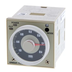 Časové relé, plug-in, 8-pin, 48x48mm, DPDT 5A, multif., 0.1s-600h; H3CR-A-301 100-240AC/100-125DC