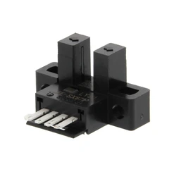 Opt. vidlicový mikrosnímač, Sn=5mm, NO/NC, NPN, L-shaped, konektor, 5-24 VDC