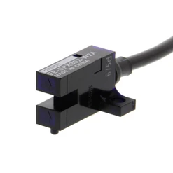 optický snímač Omron-vidlička, rozteč 3,6 mm, NO/NC, NPN, kabel 1 m