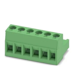 COMBICON connectors for PCB, 6-pole, 12 A, 5mm