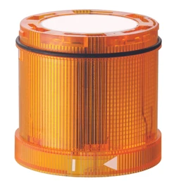 LED pevný/blikající díl, 24 V AC/DC, žlutý, TwinLIGHT, ClassicLOOK, KombiSIGN 72
