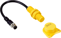 Bezp. RFID snímač M18, Sao/Sar=25/35mm, 2xOSSD, kab. + M12/8p, PLe, 24VDC, vč. aktuátoru; 6070795
