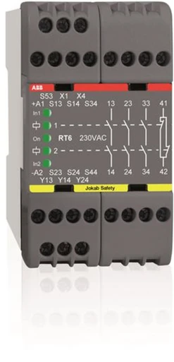 Bezpečnostní relé univerzální RT6 230 VAC, 3NO+1NC, SIL4