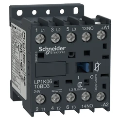 Ministykač 6A 3P 1Z 24VDC, s integr. ochranou