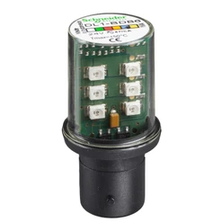 LED 24V BA15d modrá