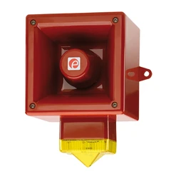 Kombinace,112dB/45 tónů,5J/žlutá,24VDC, IP 66