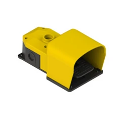 Nožní spínač, 2NO+2NC, s otvorem M25 pro VFKIT31, závit M20, IP53, žlutý