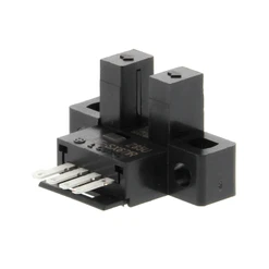 Opt. vidlicový mikrosnímač, Sn=5mm, NO/NC, NPN, L-shaped, konektor, 5-24 VDC