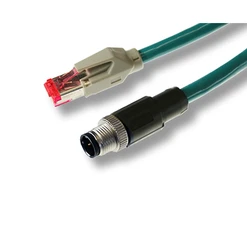 Ethernet kabel,5 m, M12/4pin/RJ45,přímý, stínění, překřížený,o.č. 902-51782