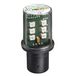 LED 24V BA15d rudá