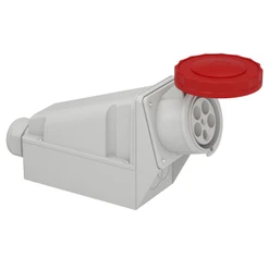 Zásuvka nástěn. 125A 3P+N+PE 400V IP67