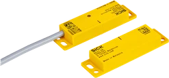 Bezp. mag. snímač 2NO+1NO pom., Sao/Sar=9/20mm, 24VDC, kab. 0.2m + M12/8p, IP67; 1059509